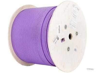 Кабель MOLEX категории 6 U/UTP, 4 пары, 500 м, фиолетовый (CAA-00325)