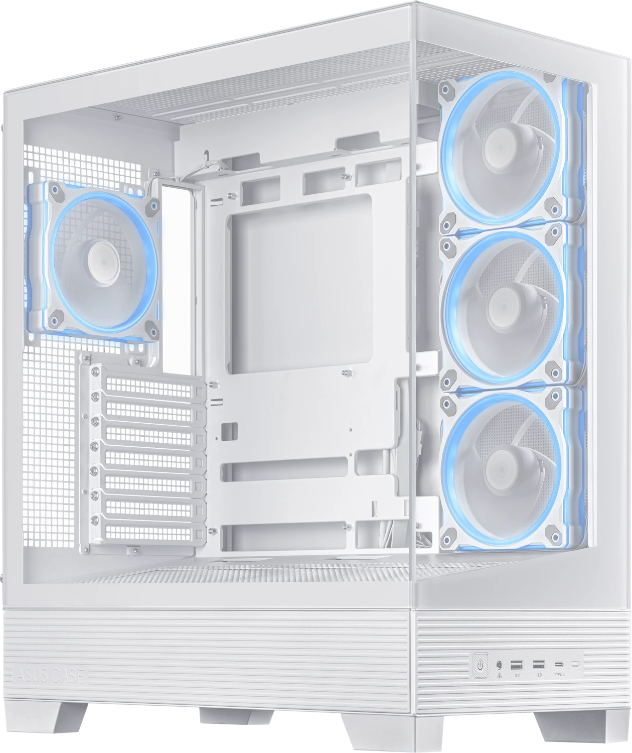 Корпус ASUS A31 PLUS, WHITE (A31 PLUS TG ARGB WHITE)