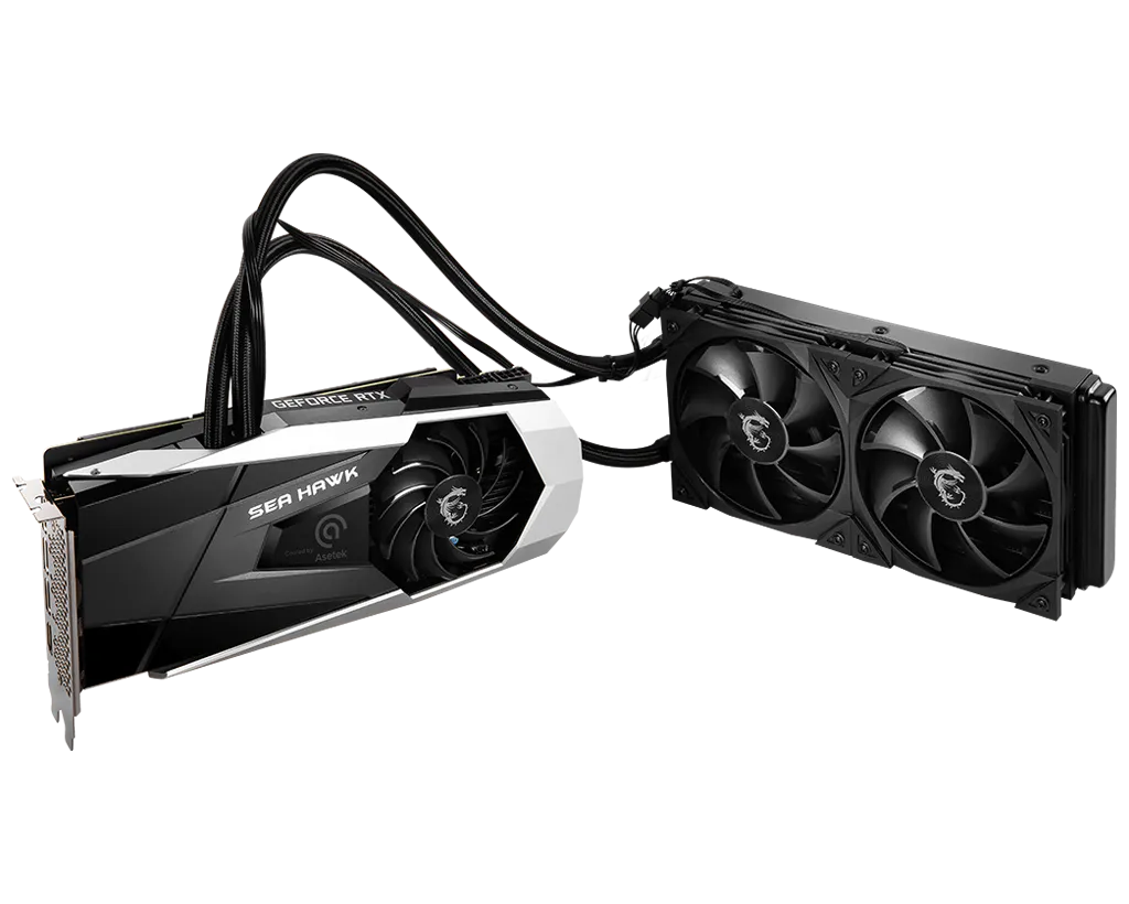 Видеокарта MSI GeForce RTX 3080 SEA HAWK X 10G LHR (RTX 3080 SEA HAWK X 10G LHR)