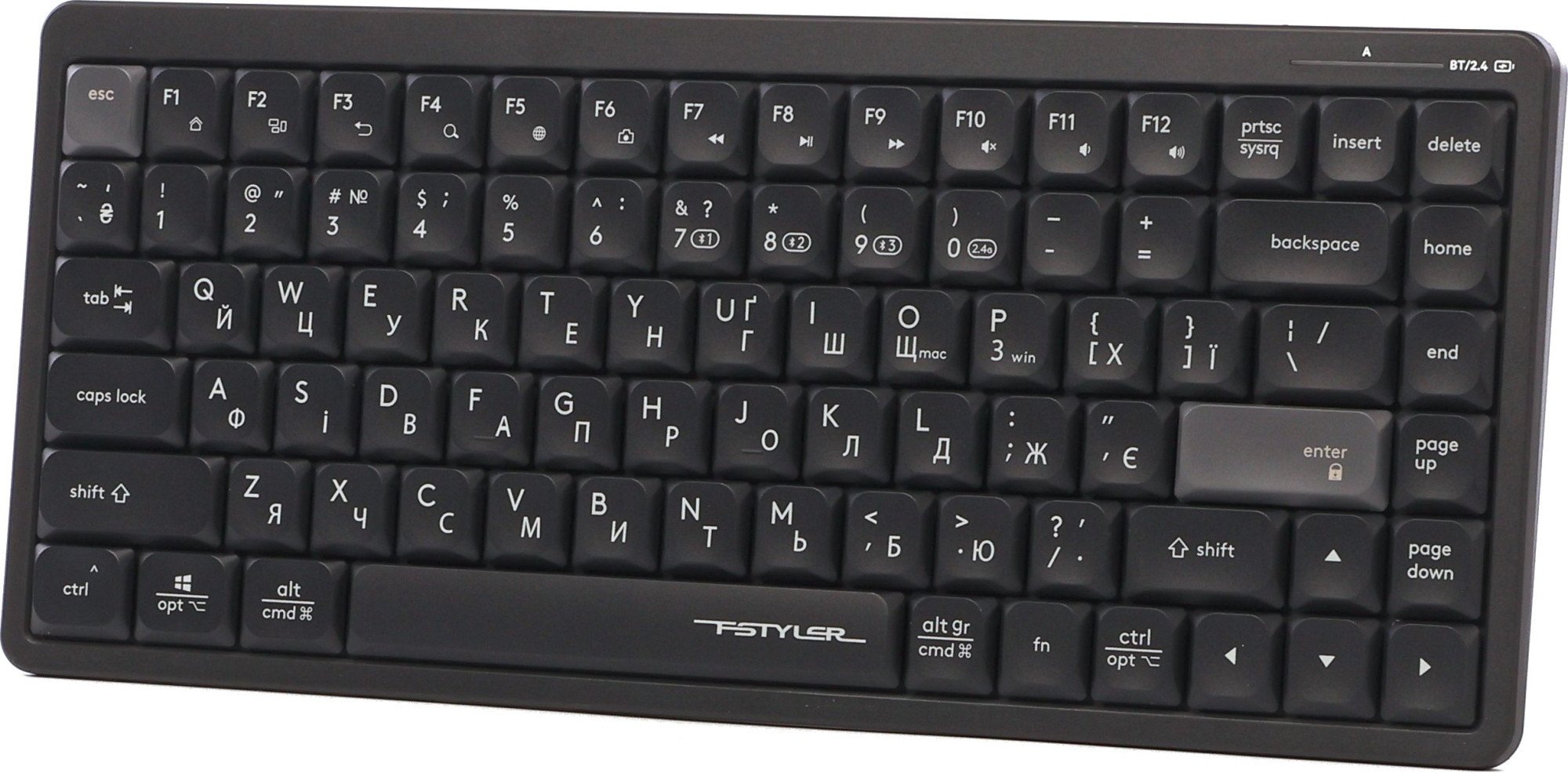 Клавиатура беспроводная A4tech Fstyler FBX53C Black (FBX53C Black)