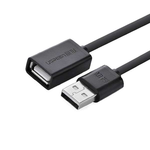 Кабель UGREEN USB(m) - USB(f) удлинитель USB 2.0,  0.5m US103 (10313)