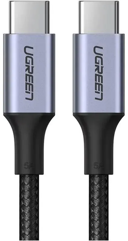 Кабель Ugreen US316, USB-C 100W, 1.5m - Space Gray (70428)