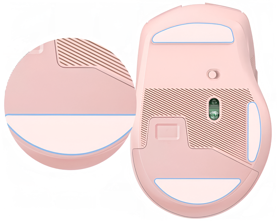 Мышь беспроводная Ugreen MU006, Pink (15378B)