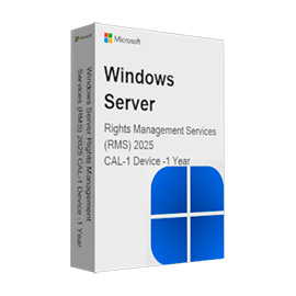 Операционная система Windows Server 2025 RMS CAL - 1 User CAL - 1 year (DG7GMGF0PWHF-0003)