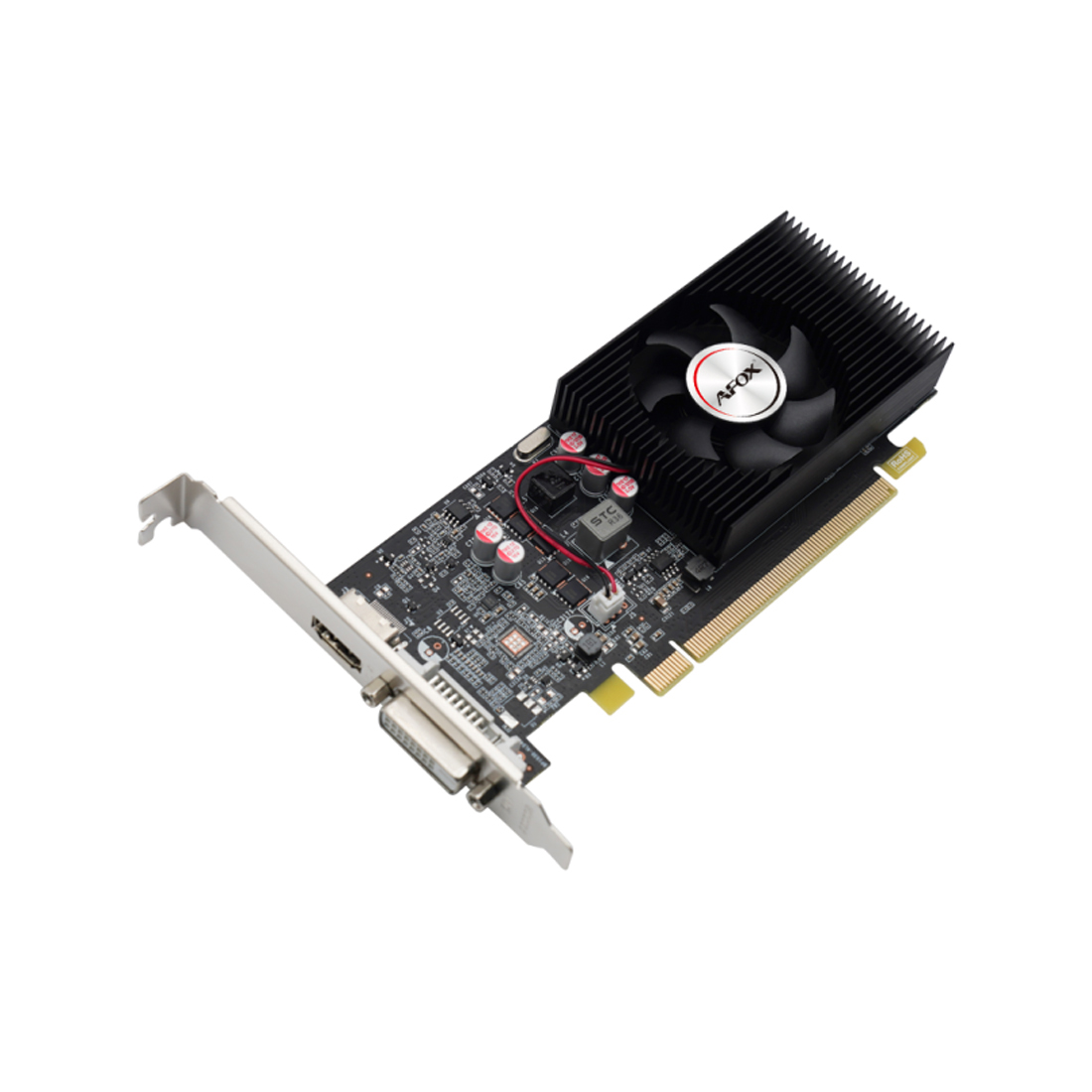 Видеокарта AFOX GT1030 4GB D4 LP Single Fan (AF1030-4096D4L2)