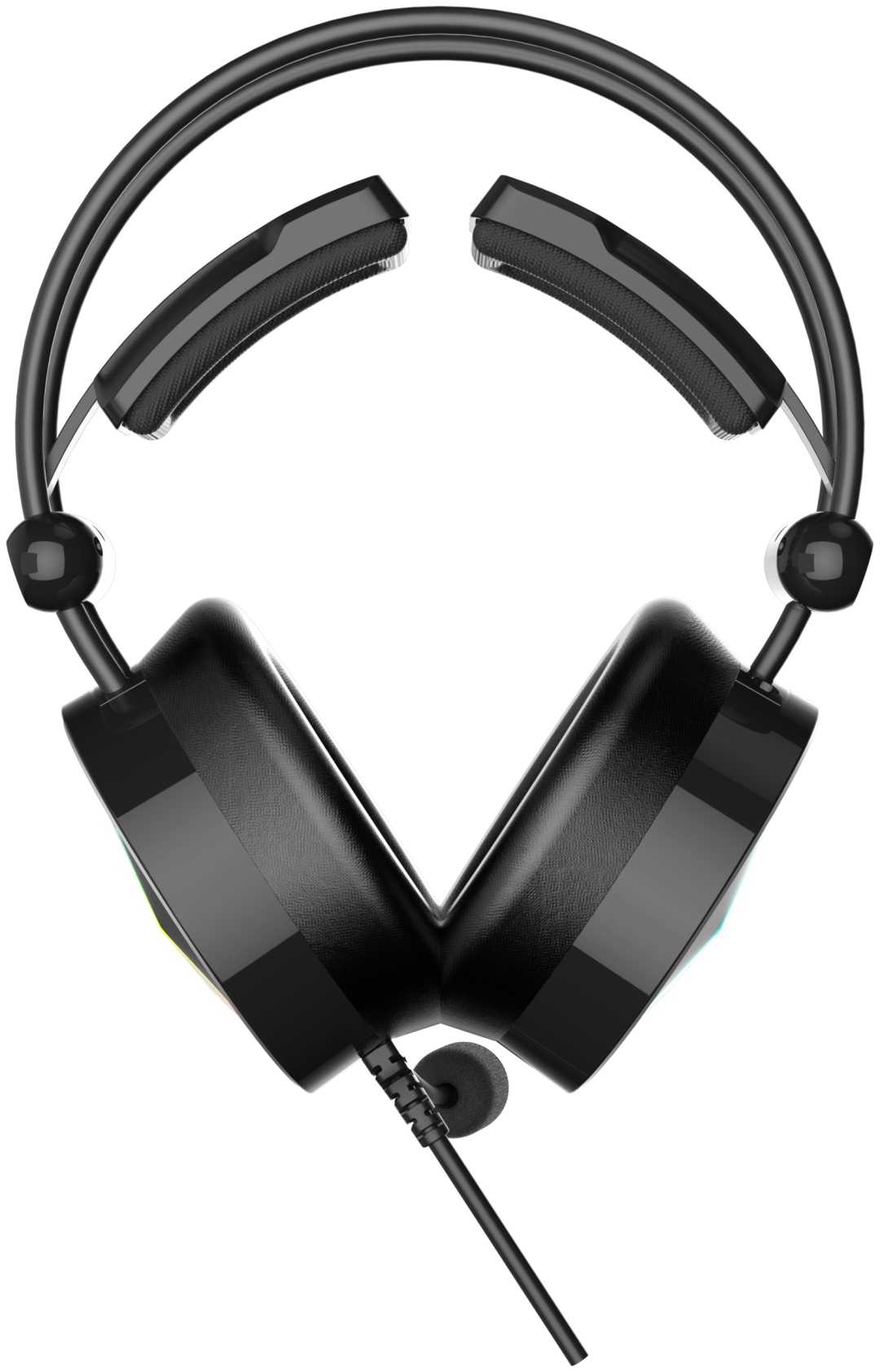 Игровые наушники Dareu EH722X PRO Black, RGB (DU-EH722XP-BK)
