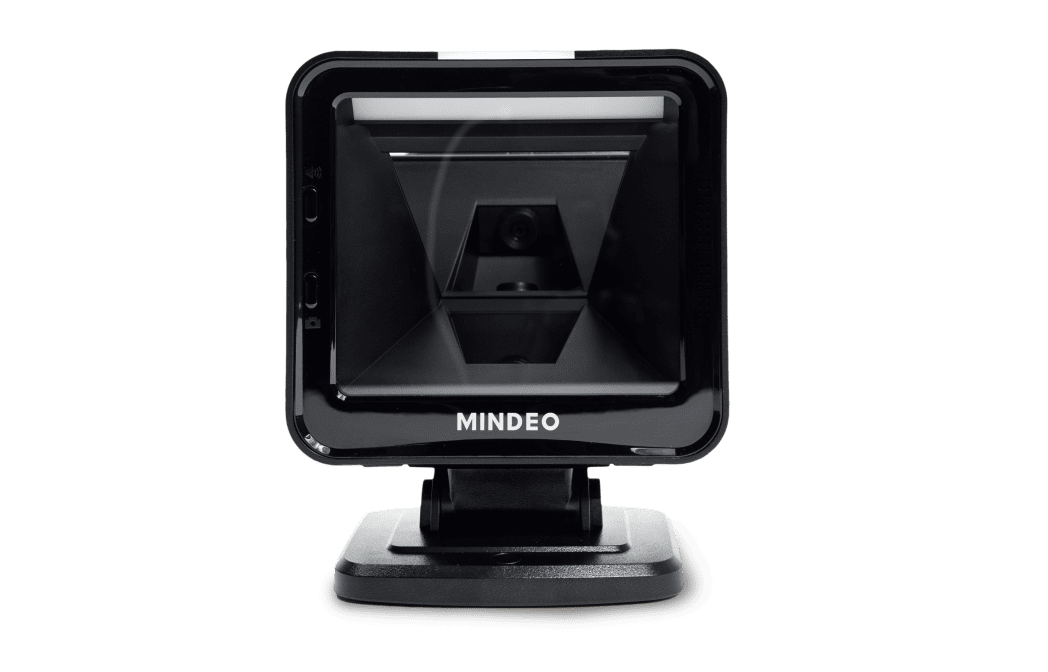Сканер ШК (презентационный, 2D имидж, черный) Mindeo MP8610 USB с подставкой (MP8610)