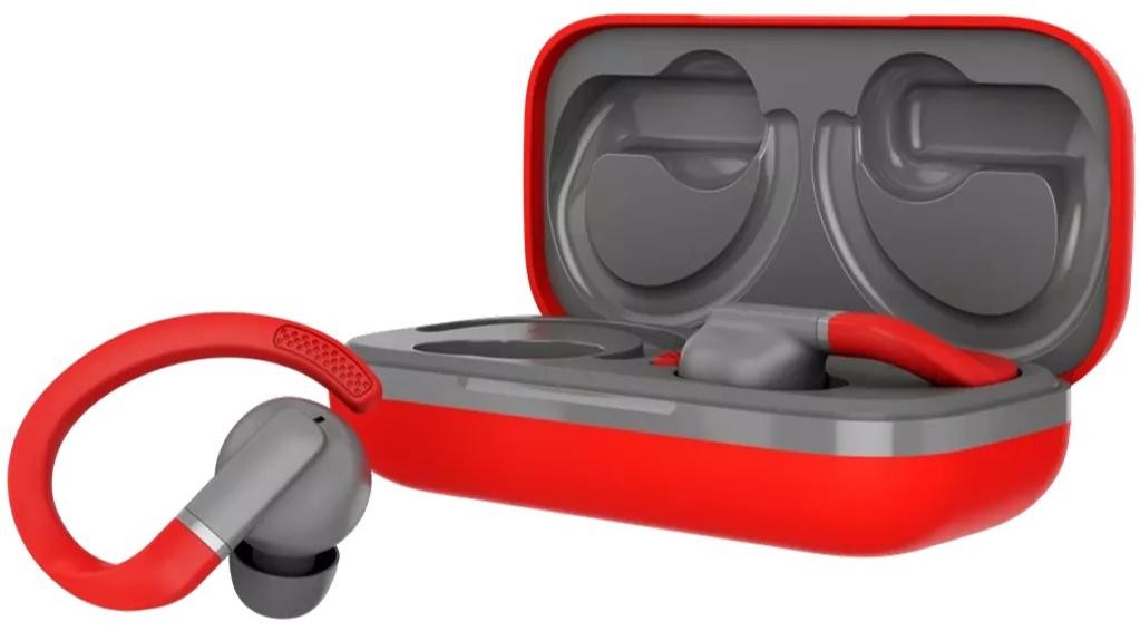 Наушники Canyon headset OnRun 11 Sport, Red (CNS-TWS11R)