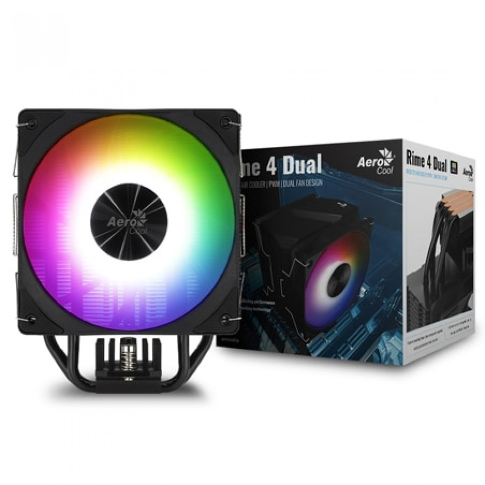 Кулер для процессора Aerocool Rime 4 Dual ARGB PWM 4P (ACTC-RM30427.01)