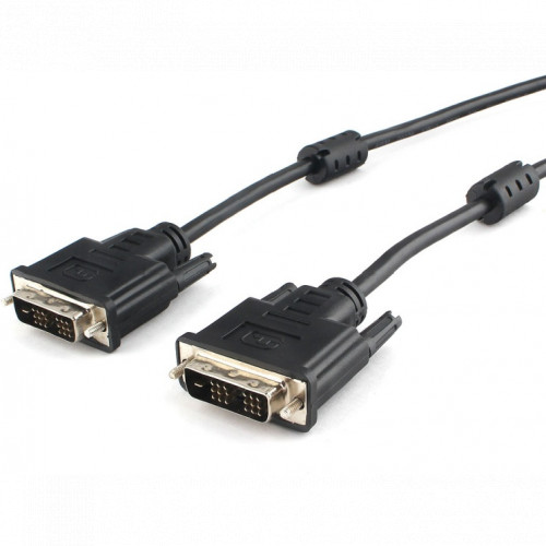 Кабель SVGA, DVI-D to DVI-D, m/m, Cablexpert, CC-DVIL-BK-15, 4.5м (CC-DVIL-BK-15)