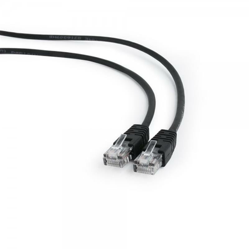 Патч-корд UTP Cablexpert PP12-10M/BK кат.5e, 10м, литой, многожильный (чёрный) (PP12-10M/BK) Патч-корд UTP Cablexpert PP12-10M/BK кат.5e, 10м, литой, многожильный (чёрный) (PP12-10M/BK)