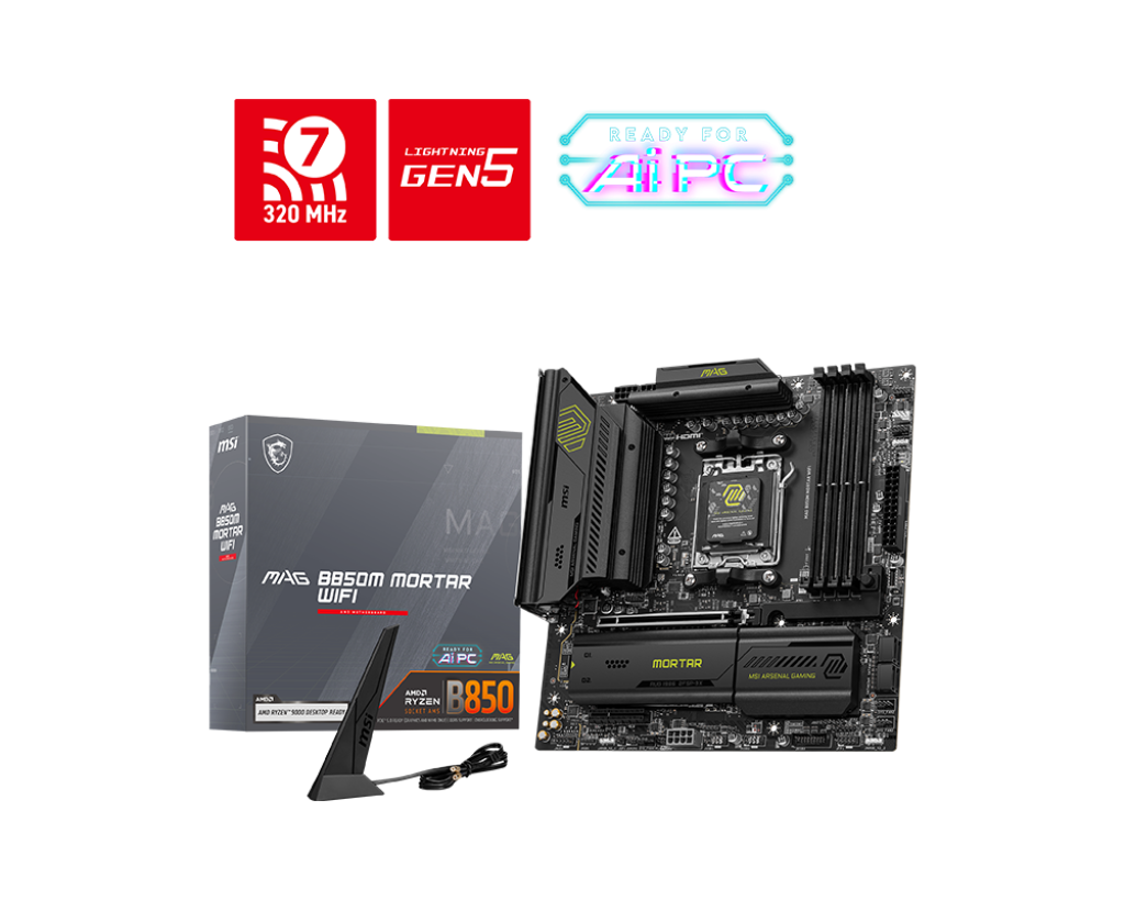 Материнская плата MSI MAG B850M MORTAR WIFI (MAG B850M MORTAR WIFI)