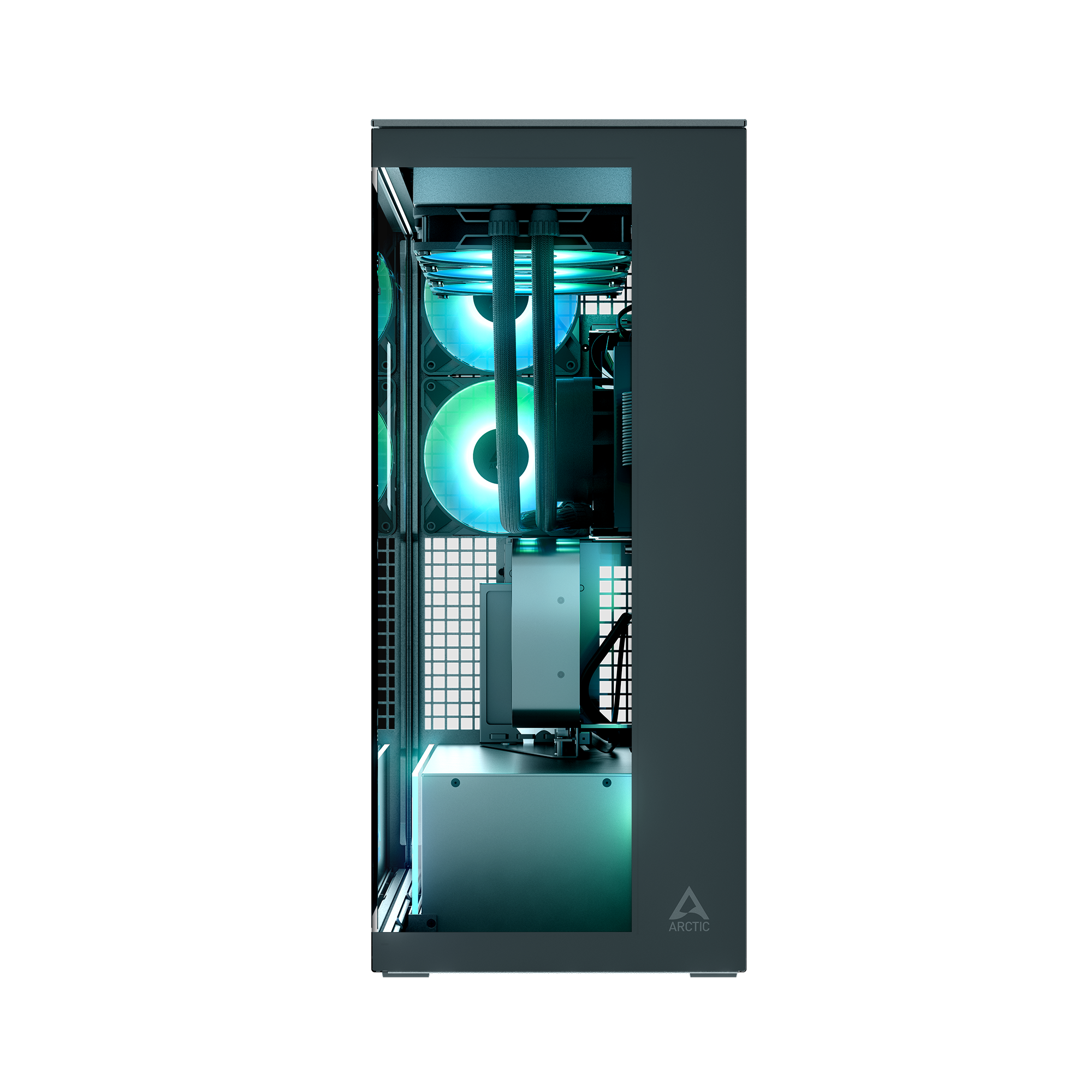 Компьютерный корпус Arctic Xtender VG, Black, Clear Glass (ACPCC00024A)