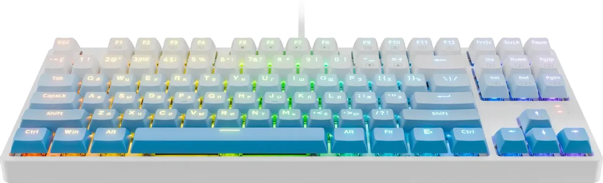 Клавиатура игровая механическая Redragon Cass белый (71485)