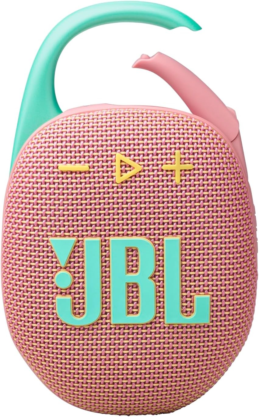 Колонка JBL Clip 5, Pink (JBLCLIP5PINK)