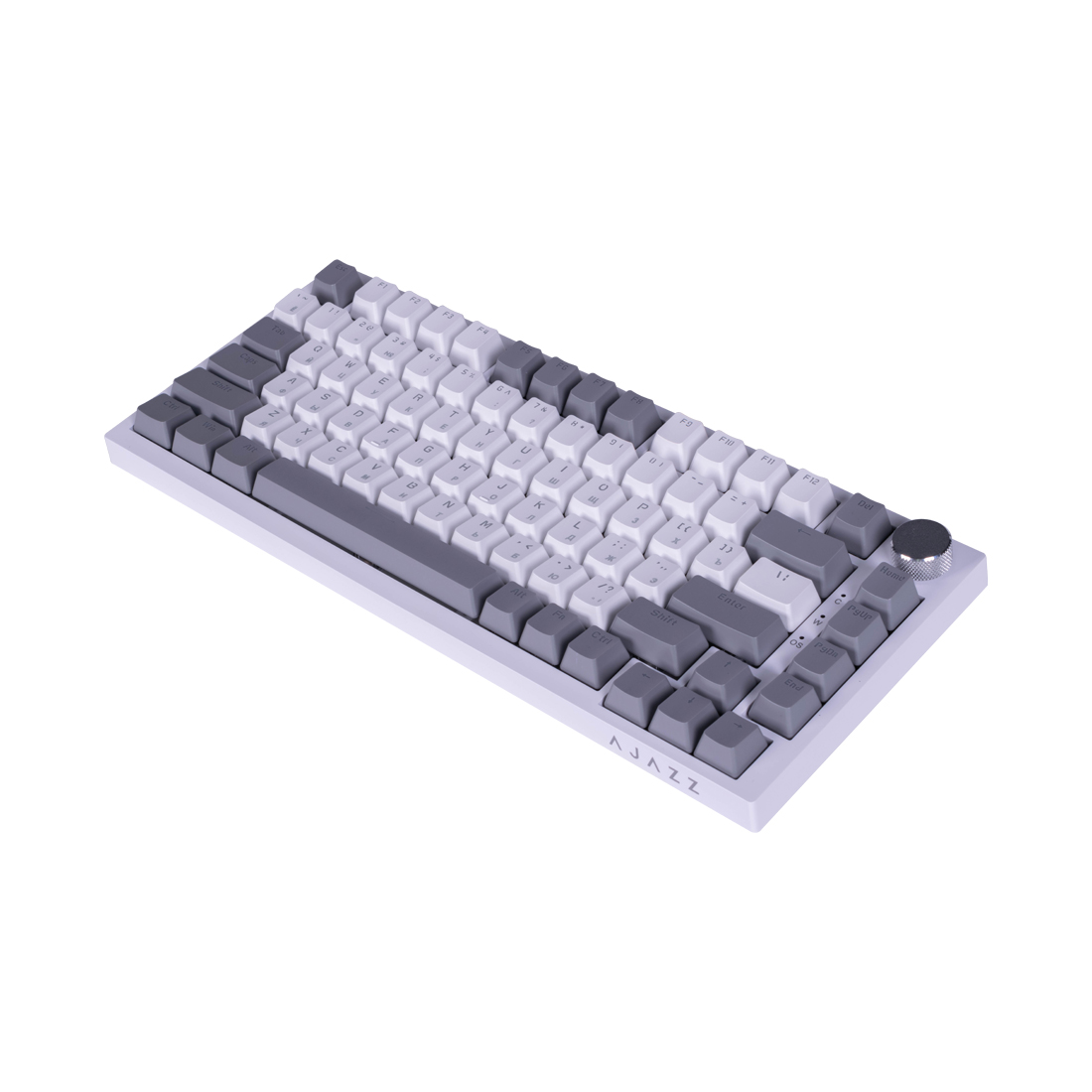 Клавиатура Ajazz AK820-AS Red Switch Белый (AK820/Red/GW)