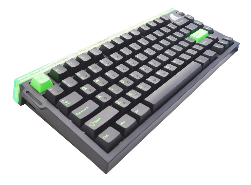 Клавиатура Attack Shark R85 HE, Magnetic Purple Mandrel - Neon Green (R85 HE Neon Green)