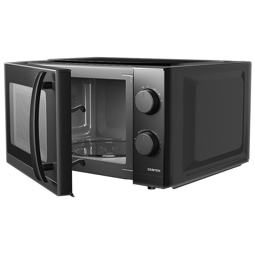 Микроволновая печь Centek CT-1571, 20л, 700Вт, соло, Black (CT-1571/BLACK)