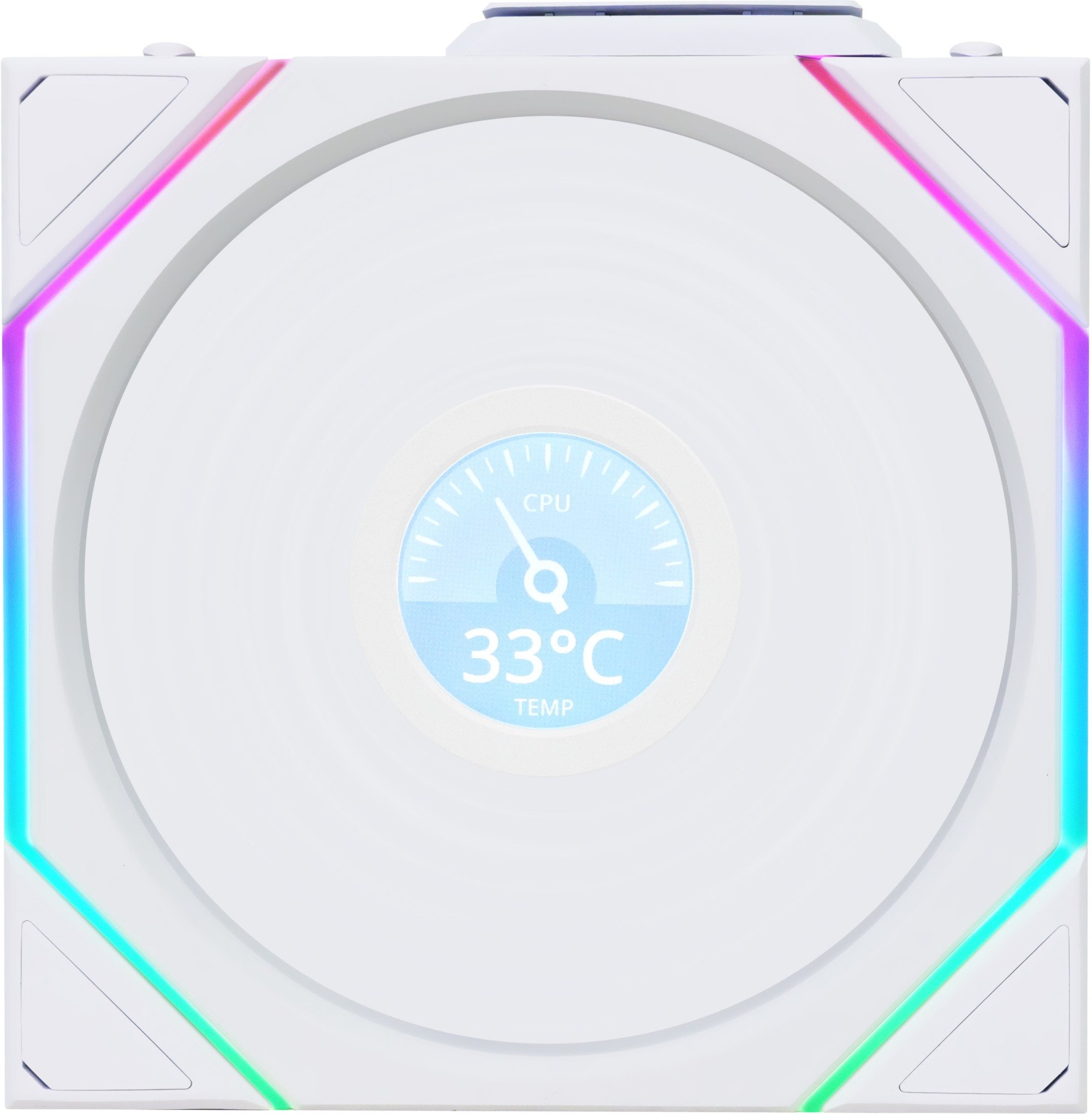 Вентилятор для корпуса Lian Li UNI FAN TL120 LCD Reverse Blade Wireless 3x120mm (G99.12RTLLCD1W3W.00)