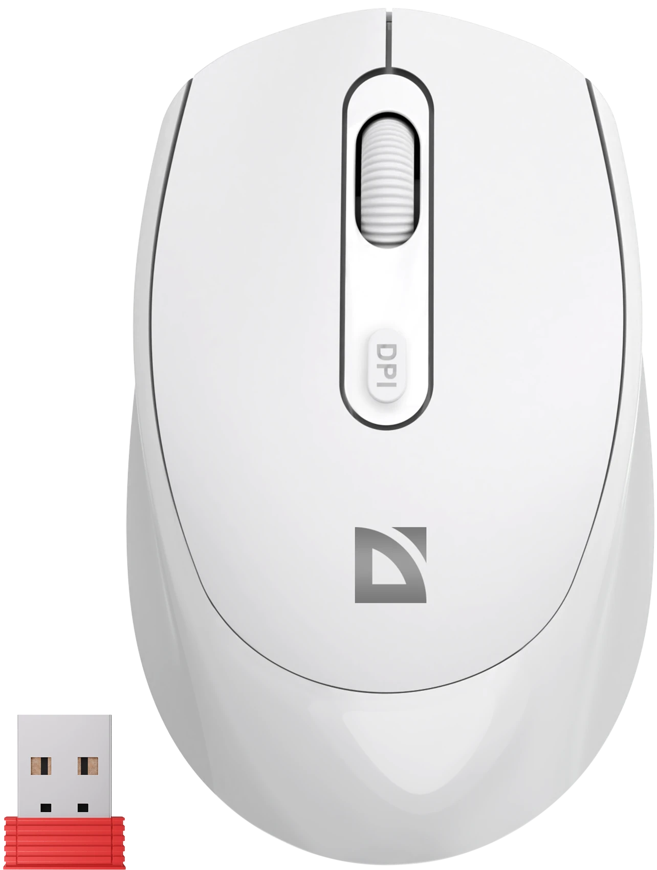 Мышь Defender Vision MS-376, White (52377)