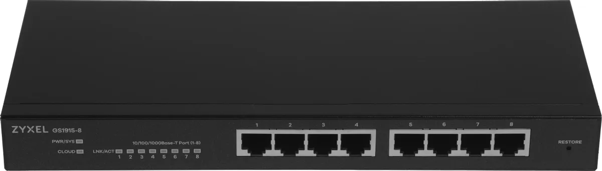 Коммутатор Zyxel NebulaFlex GS1915-8 (GS1915-8-EU0101F)