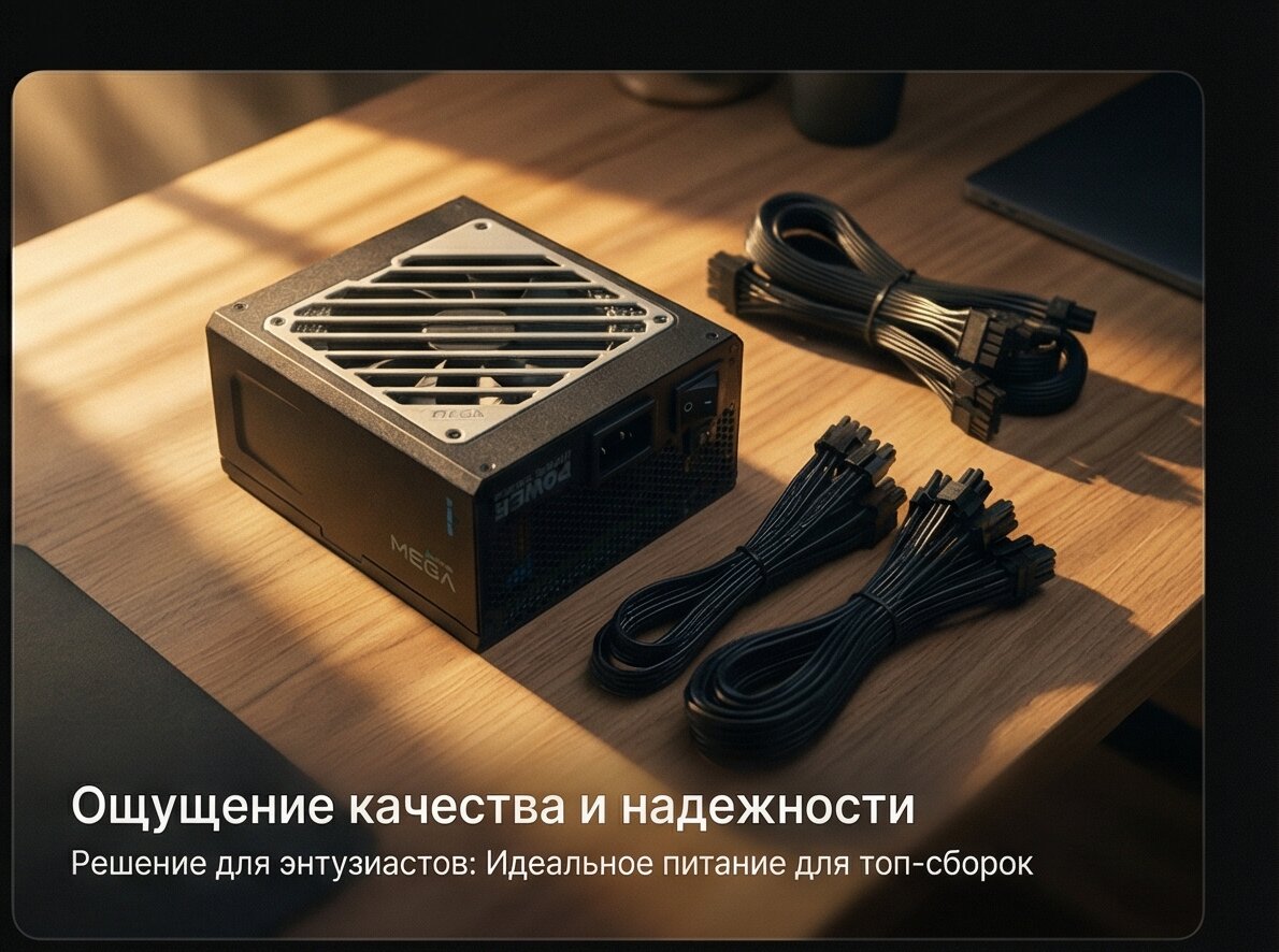 Блок питания FSP MEGA-1650TI, 1650W, FULL MODULAR, ATX Reatil (PPA16F0210)