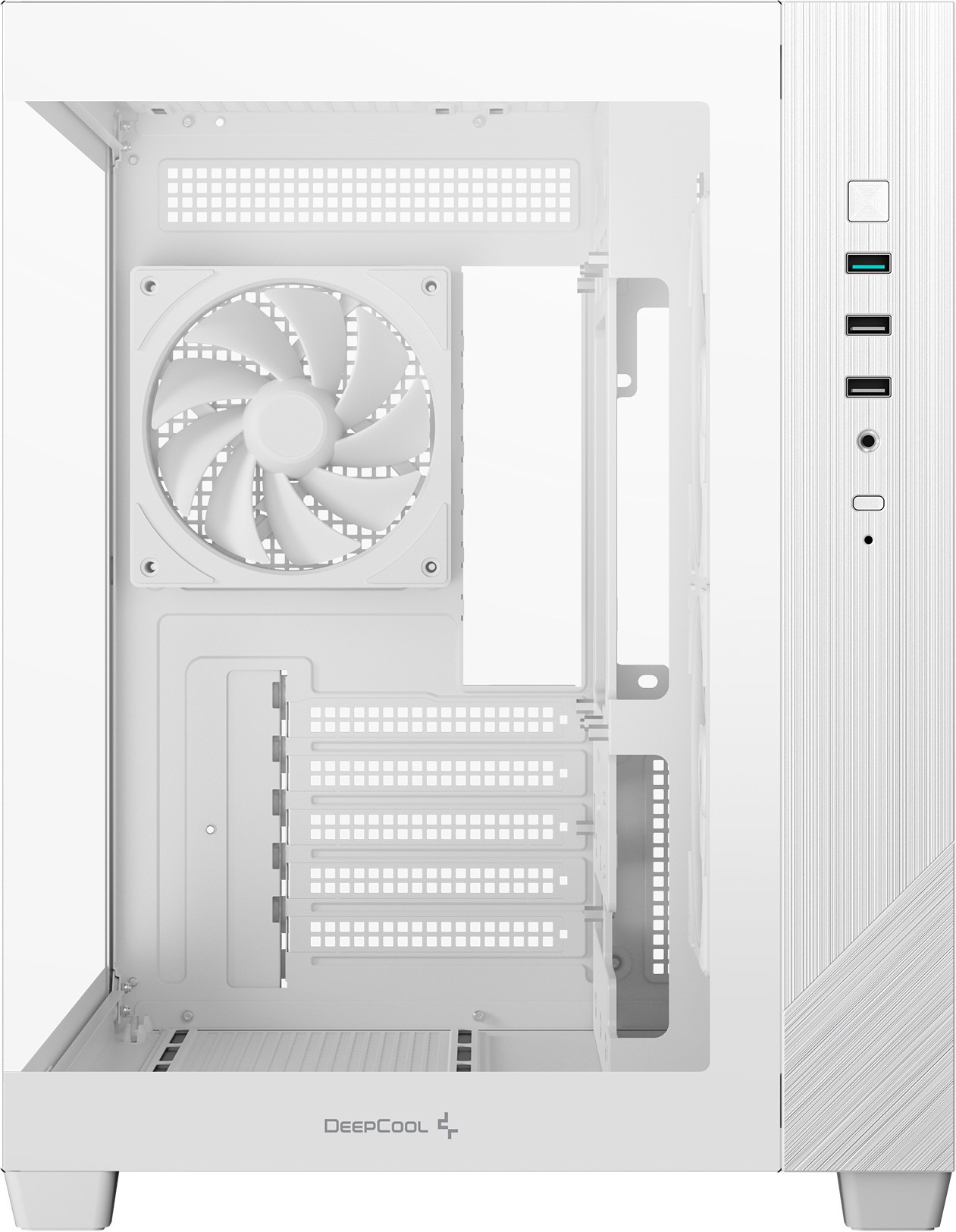 Компьютерный корпус Deepcool CG330 3F WH (R-CG330-WHNGM3-G)