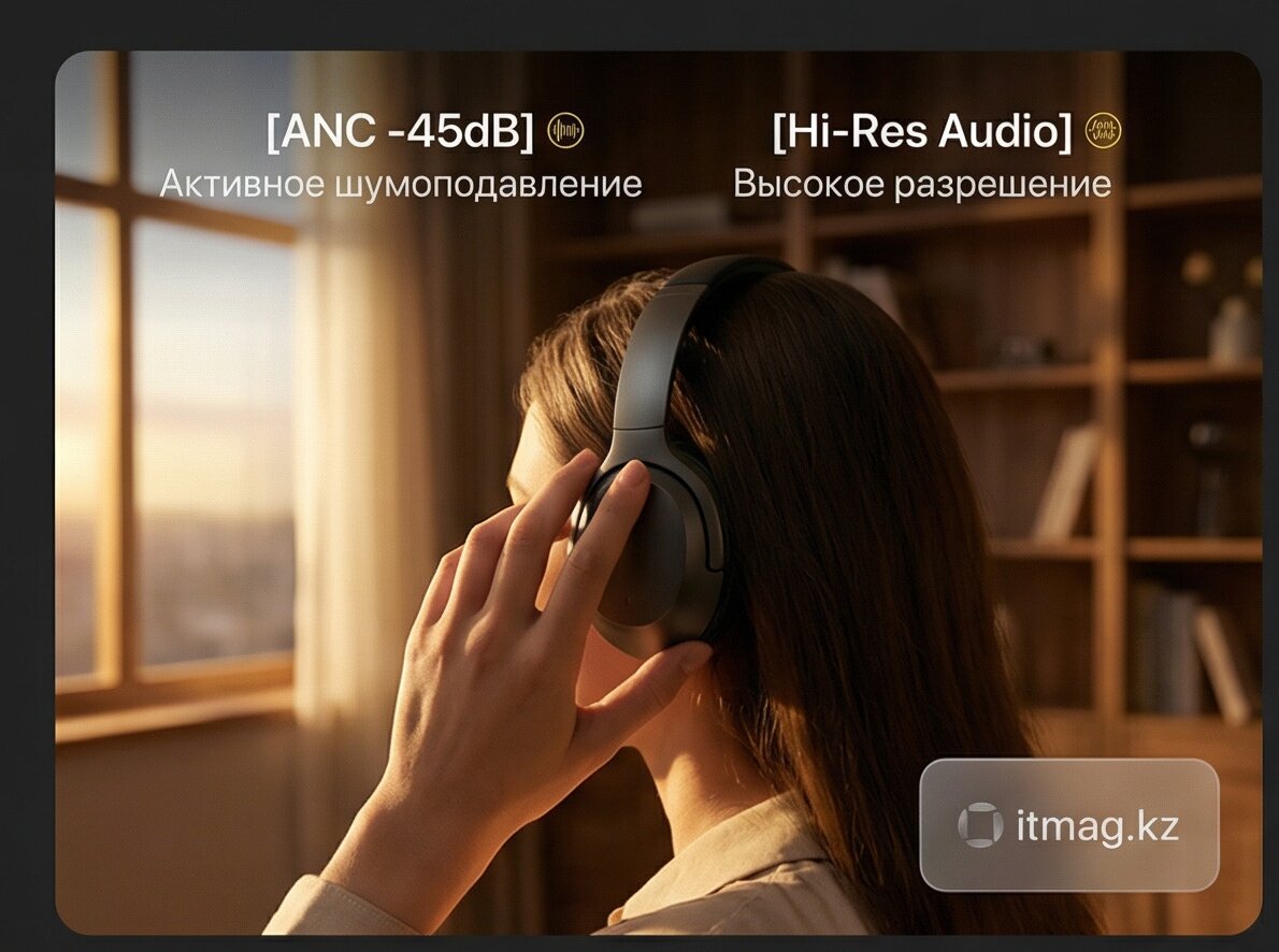 Наушники Baseus Bass BH1 NC Black (A0203703)