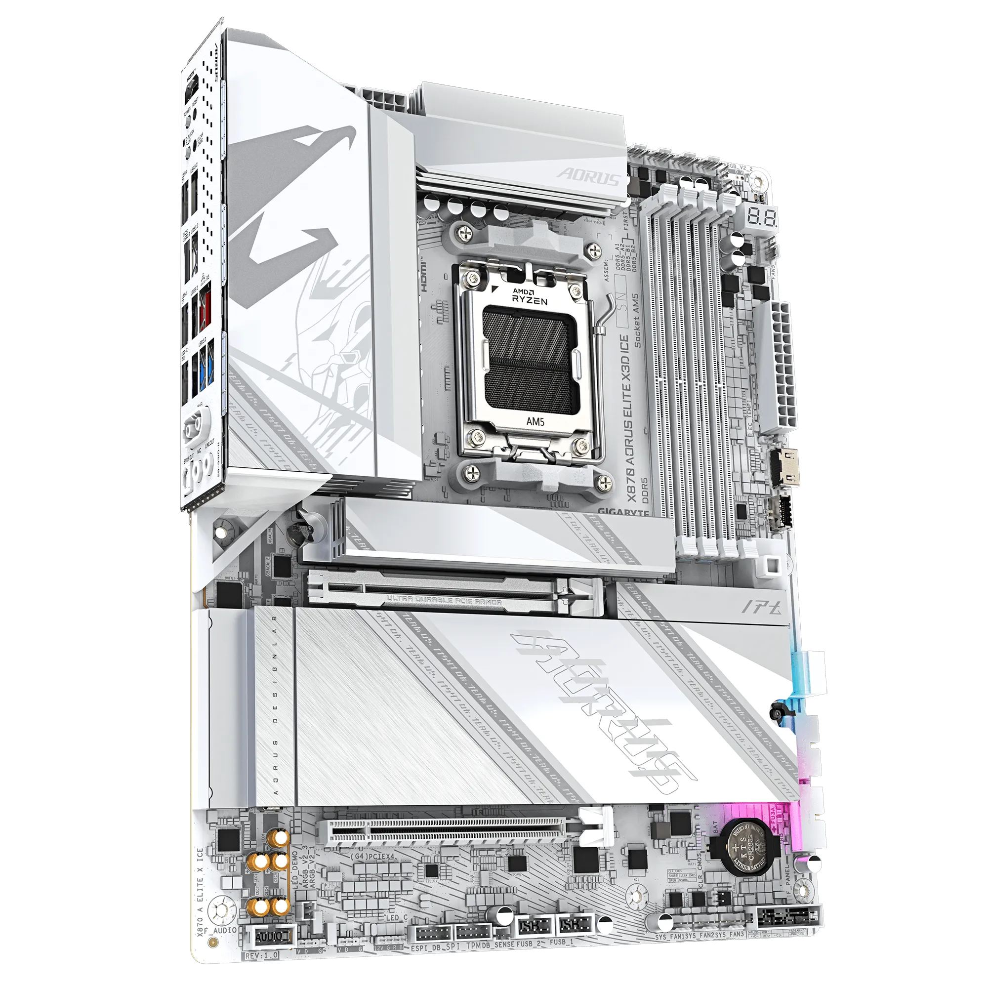 Материнская плата Gigabyte X870 Aorus Elite X3D ICE (X870 A ELITE X ICE)