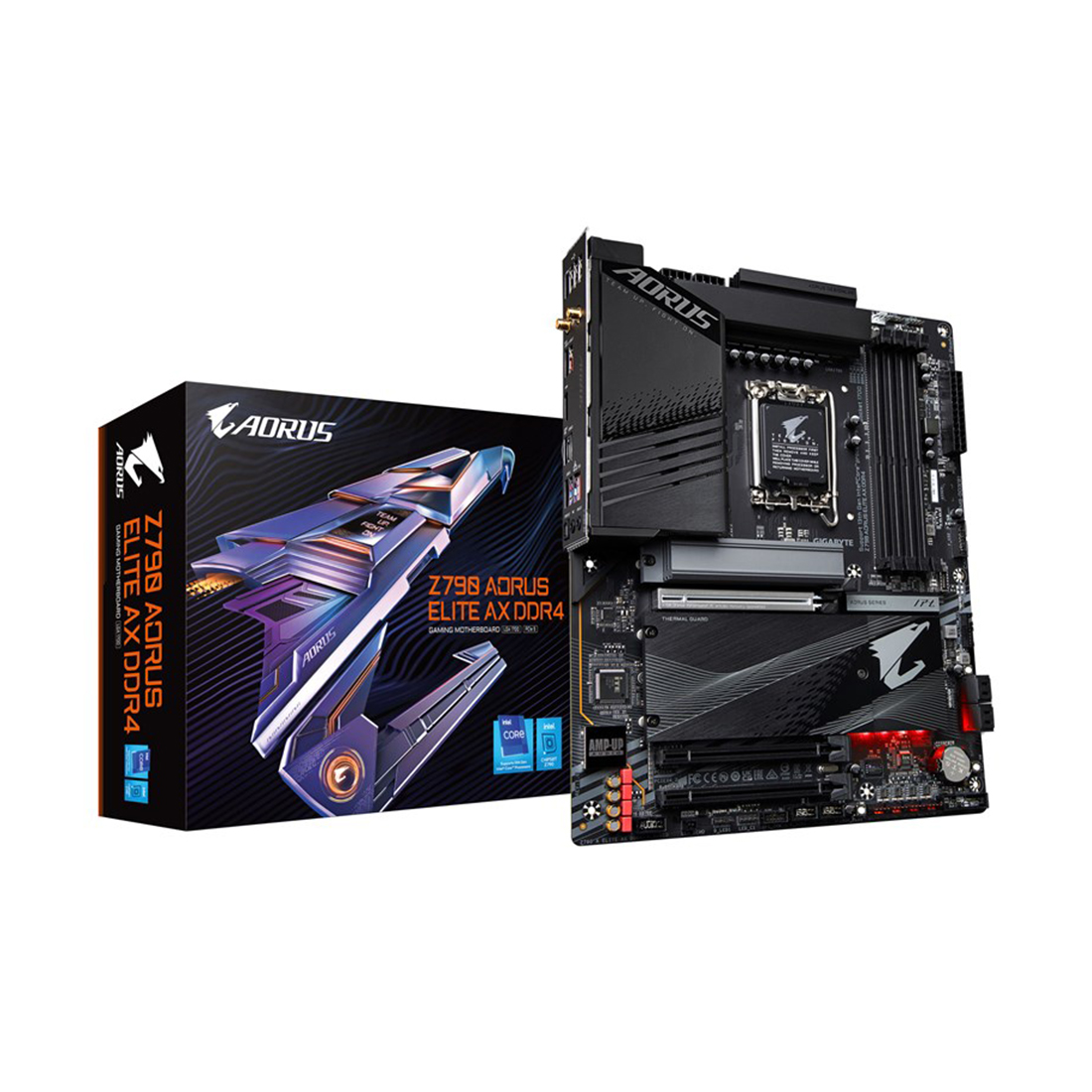 Материнская плата GIGABYTE Z790 AORUS ELITE AX DDR4, LGA1700 (Z790 AORUS ELITE AX DDR4) Материнская плата GIGABYTE Z790 AORUS ELITE AX DDR4, LGA1700 (Z790 AORUS ELITE AX DDR4)