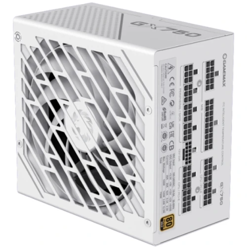 Блок питания ATX 750W GameMax GX-750 PRO WT, Gold PCI-E (GX750 PRO WHITE)