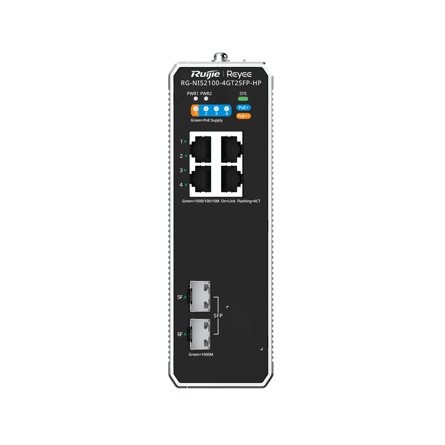 Коммутатор Ruijie Reyee RG-NIS2100-4GT2SFP-HP (RG-NIS2100-4GT2SFP-HP)