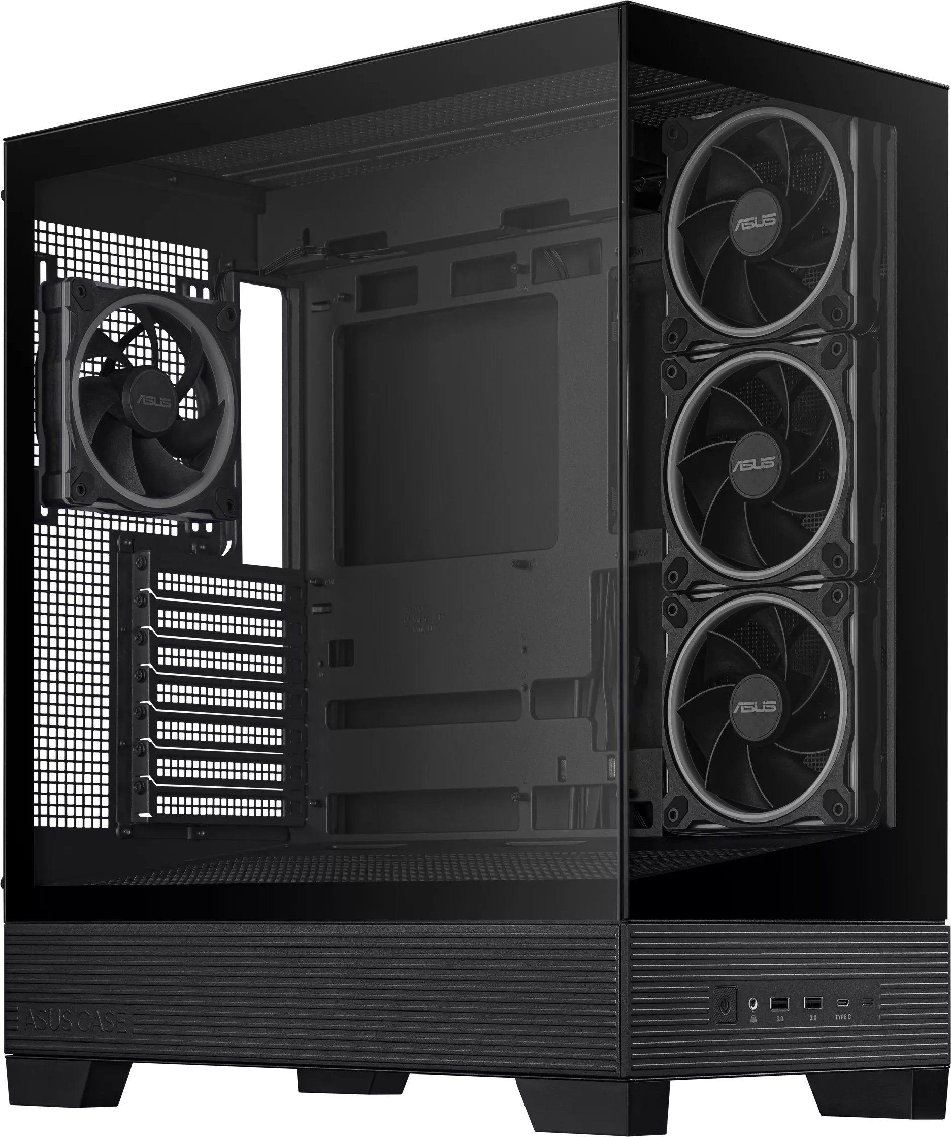 Корпус ASUS A31 PLUS BLACK (A31 PLUS TG ARGB BLACK)
