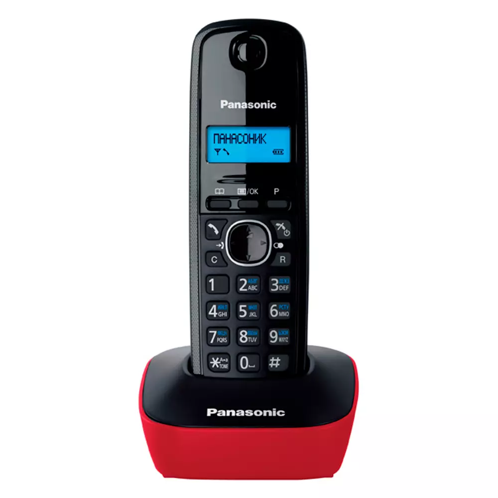 Радио-телефон Panasonic KX-TG1611CAR, Red (KX-TG1611CAR/RUR)