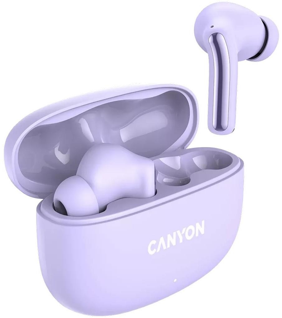 Наушники Canyon headset OnGo 9, Purple (CNS-TWS9P)
