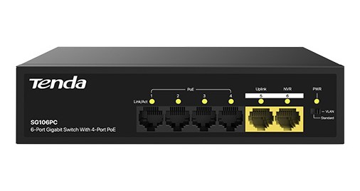 PoE-коммутатор Tenda SG106PC (SG106PC)