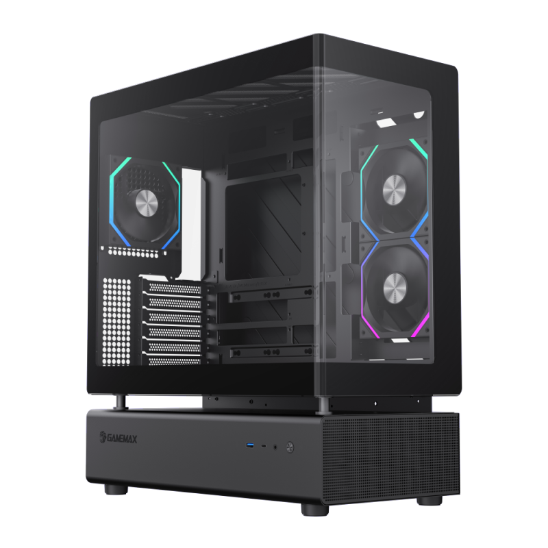 Компьютерный корпус Gamemax N80 BK Black (12118000001)