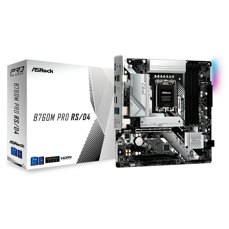  Материнская плата ASRock B760M PRO RS LGA1700 mATX (B760M PRO RS)