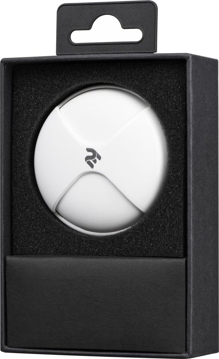 Bluetooth гарнитура 2E RainDrops Light Truet Wireless Waterproof Mic, White (2E-EBTWRDLWT)