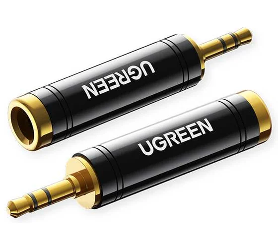 Переходник Audio(m) 3.5mm - Audio(f) 6.35mm AV168 (60711) UGREEN