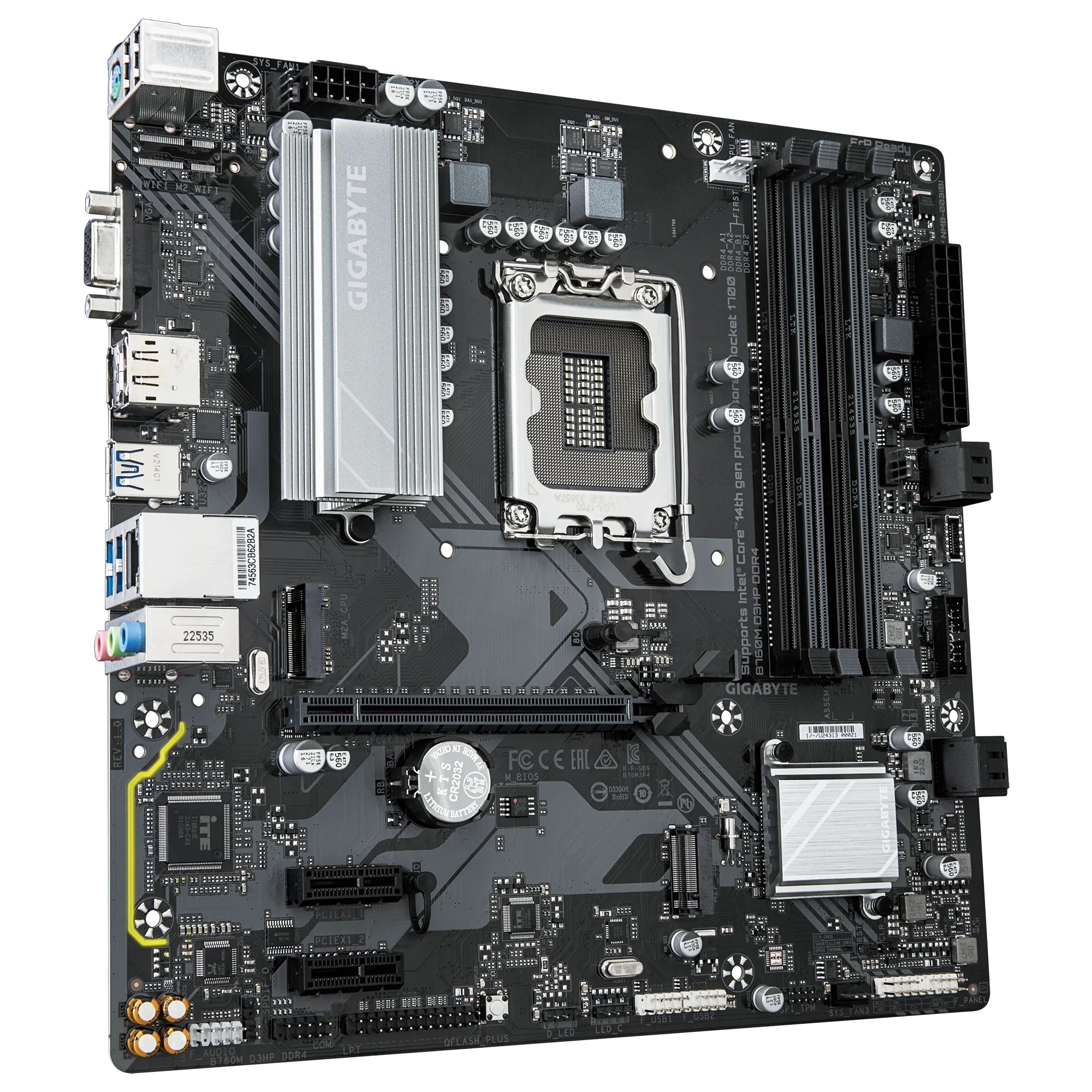 Матплата Gigabyte B760M D3HP DDR4 (B760M D3HP DDR4 (REV1.0))