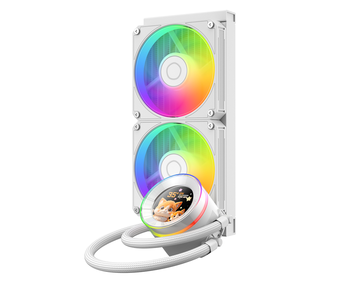Водяное охлаждение для процессора ID-COOLING SL240 V2 WHITE (SL240 V2 WHITE)