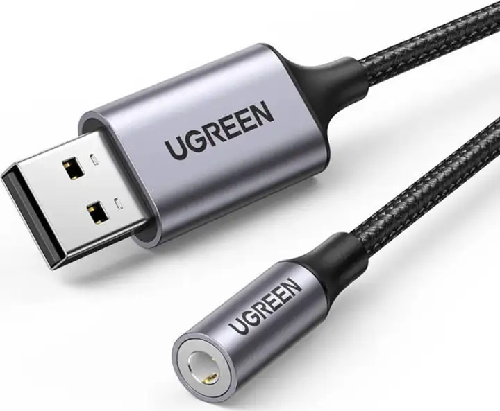 Кабель USB 2.0 на Audio 3.5mm, Mic CM477 (30757)