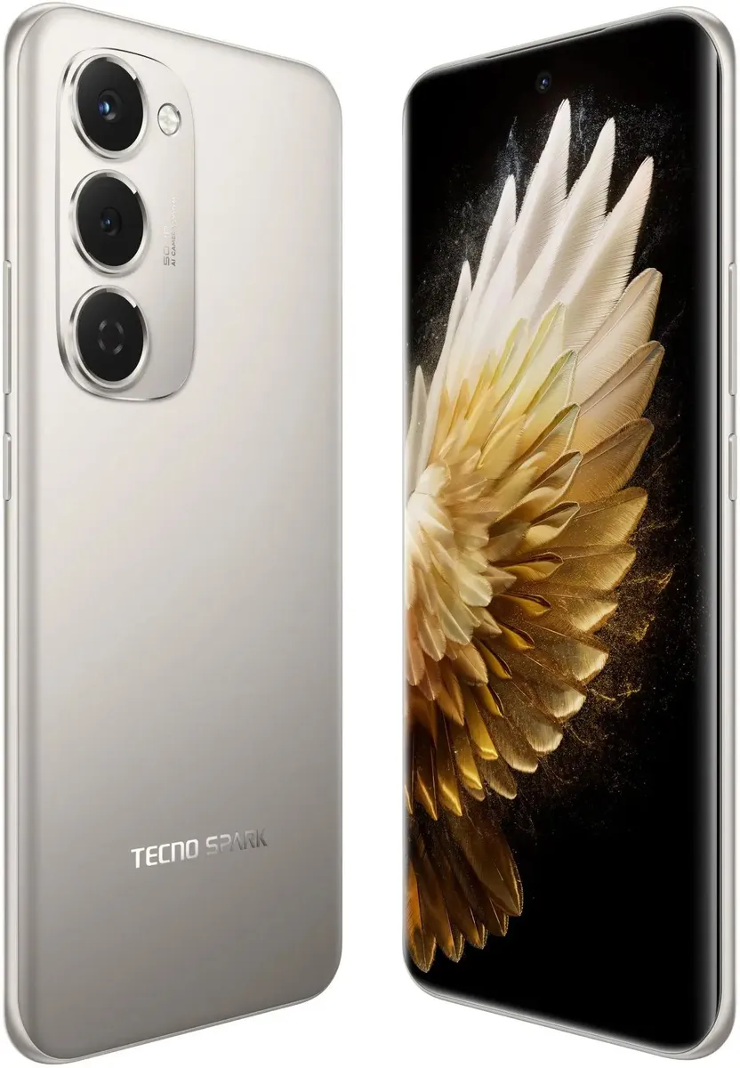 Смартфон Tecno Spark 40 Pro+, 8/256GB, MOON TITANIUM (KM7/MOON TITANIUM 8/256)