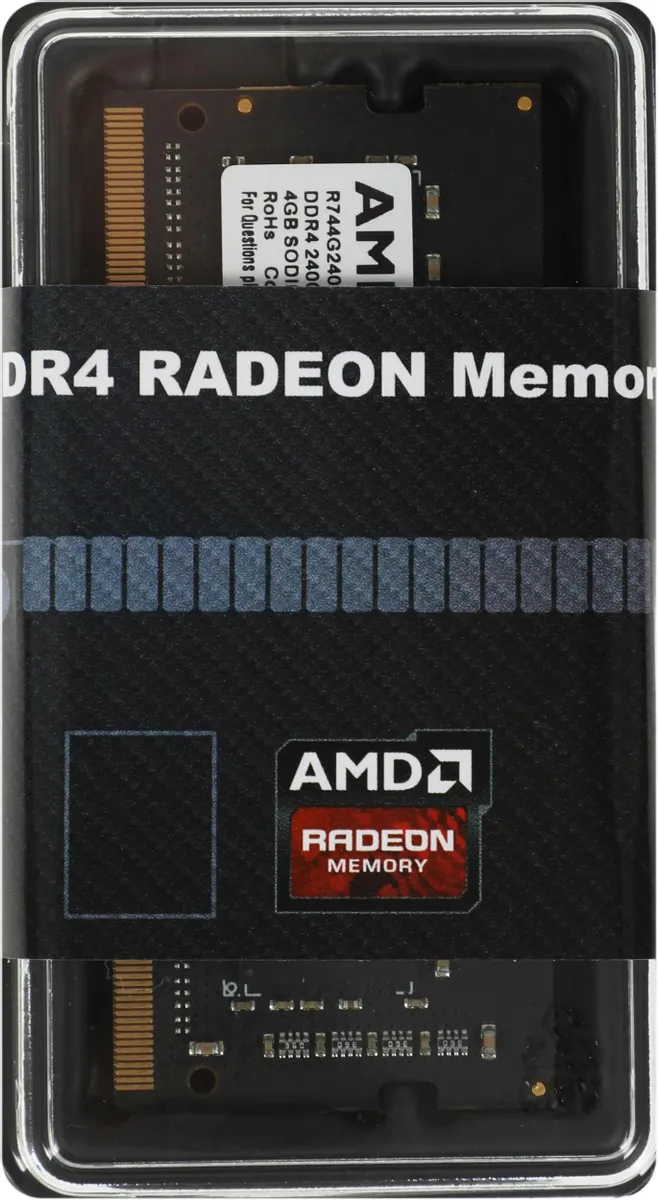 Оперативная память для ноутбука AMD Radeon R7 Performance Series 4Gb DDR4 2400MHz (R744G2400S1S-U)