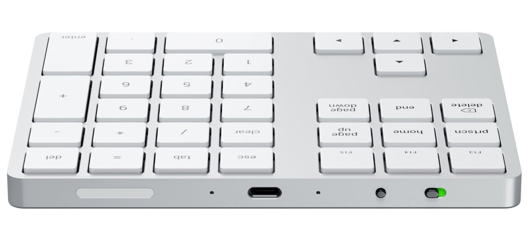 Числовой блок Satechi Aluminum Extended Keypad, Silver (ST-XLABKS)