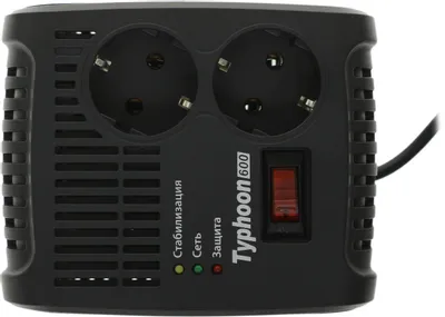 Стабилизатор напряжения Defender AVR Typhoon 600 -200Вт (99032)