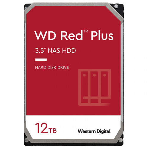 Жесткий диск для NAS систем HDD 12Tb Western Digital RED Plus SATA6Gb/s (WD120EFBX) Жесткий диск для NAS систем HDD 12Tb Western Digital RED Plus SATA6Gb/s (WD120EFBX)