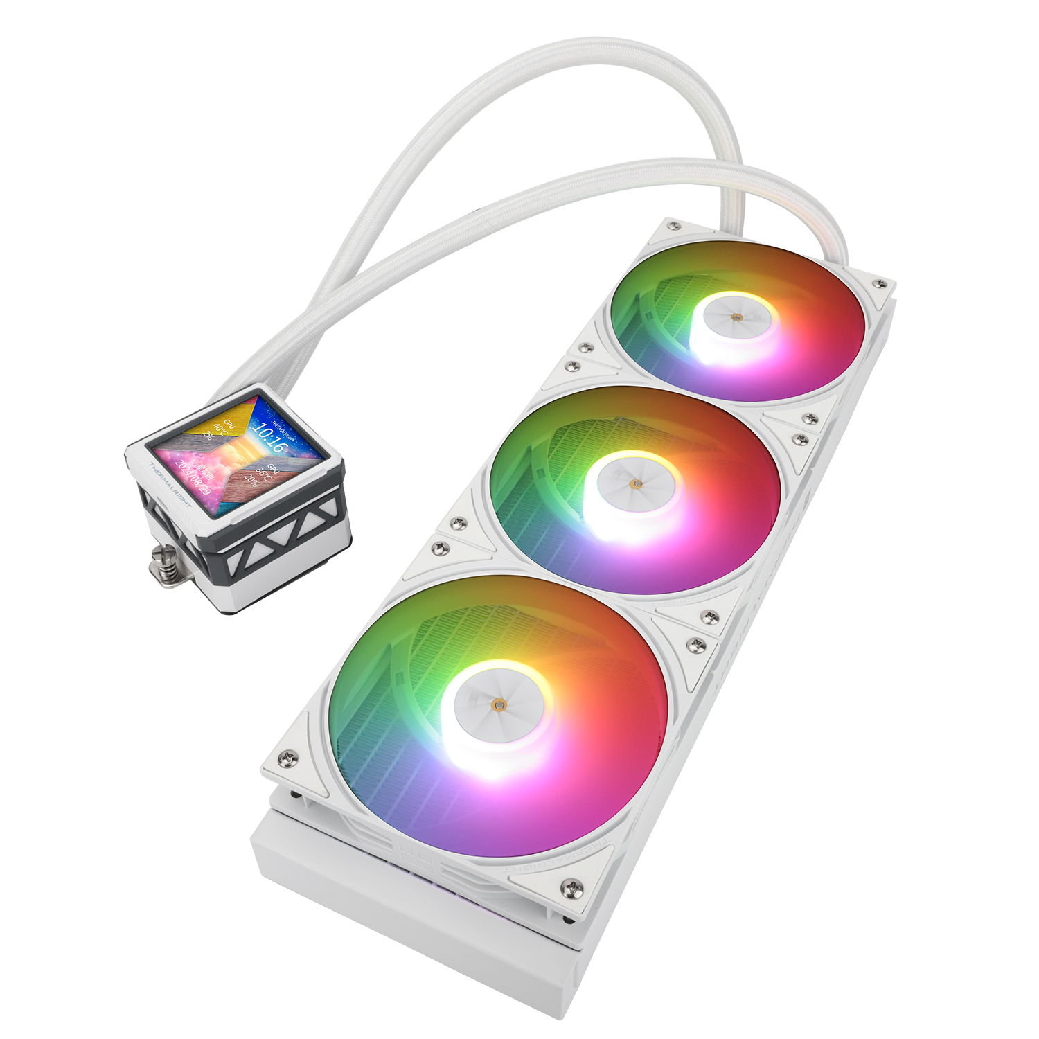 Кулер с водяным охлаждением Thermalright Frozen Warframe 360 ULTRA ARGB WHITE (TL-U12W-S)