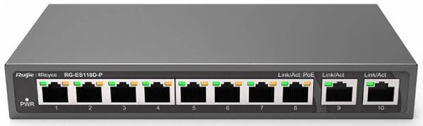 Коммутатор Reyee RG-ES110D-P (RG-ES110D-P)